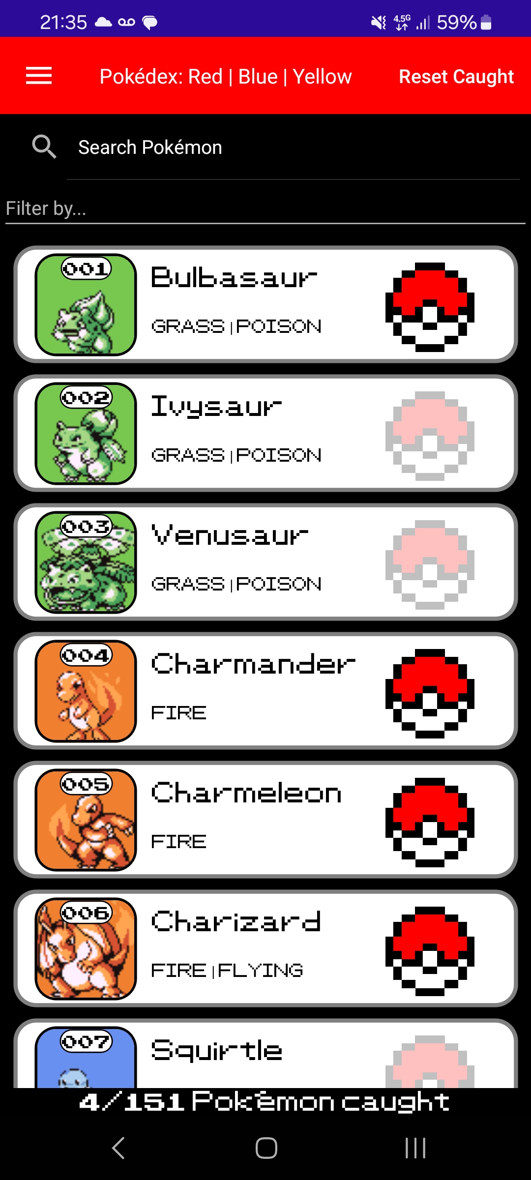 Pokedex App Screenshot
